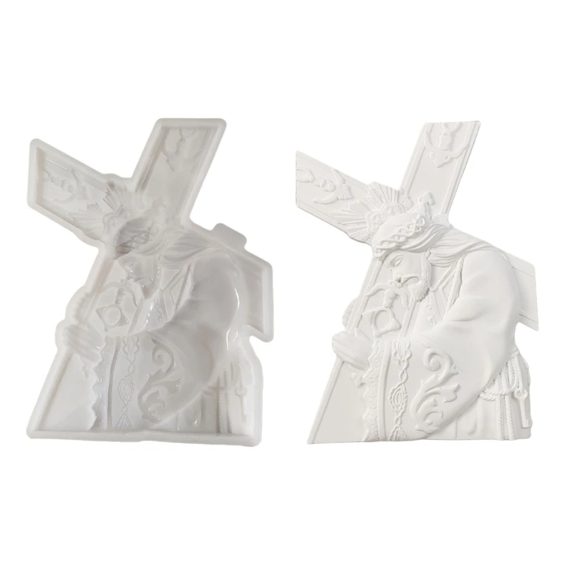 Home Decoration Silicone Mold Religious Themed Desktop Ornament Mould Practical Gypsum Mould Jewelry Making Supplies