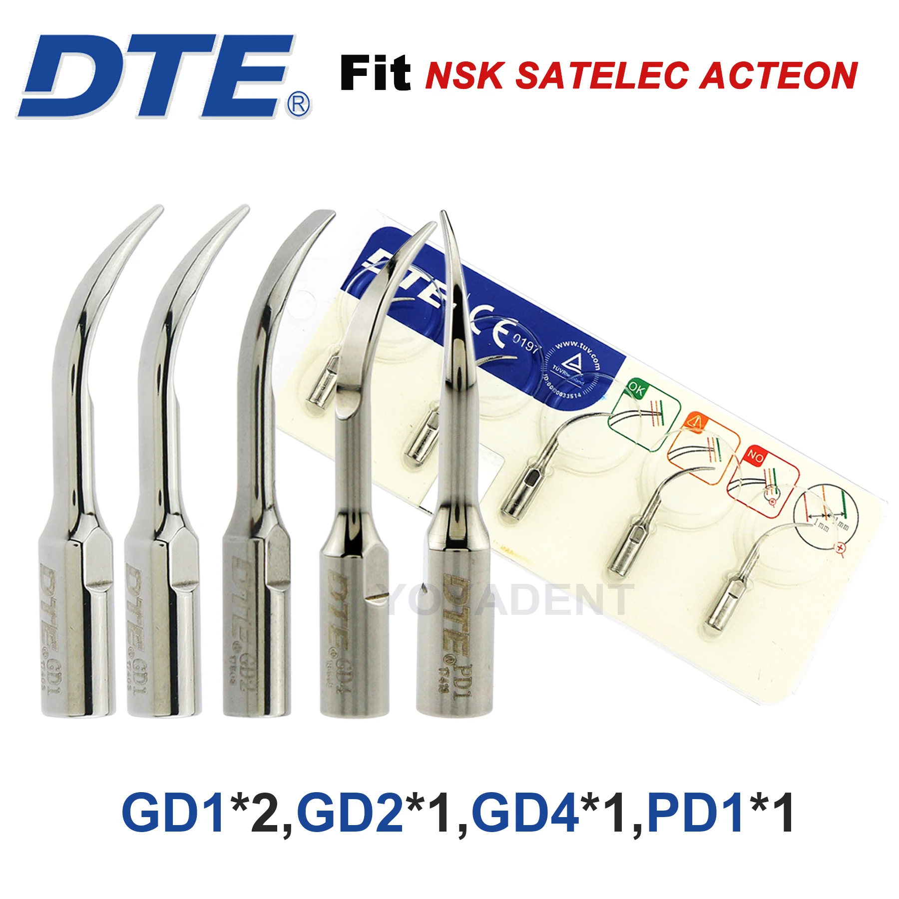 

Насадки для стоматологического ультразвукового скалера Woodpecker DTE, наконечник для пероки/накипинга, подходит для наконечника ультразвукового скалера SATELEC ACTEON NSK GD1GD2GD4PD1