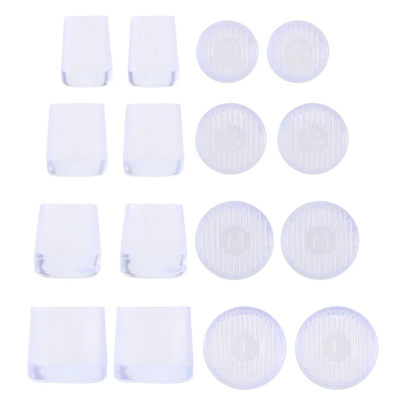 AS96-8 paires de capuchons de réparation de talons hauts, couvre-talons Extra petits, moyens, grands, protecteurs de talons hauts pour la marche