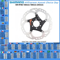 Shimano XT SM-RT86 SLX SM-RT76 SM-RT66 6 bolts Brake Disc For MTB Disc Brake Six Nails 160mm 180mm 203mm Brake Disc Brake Rotor
