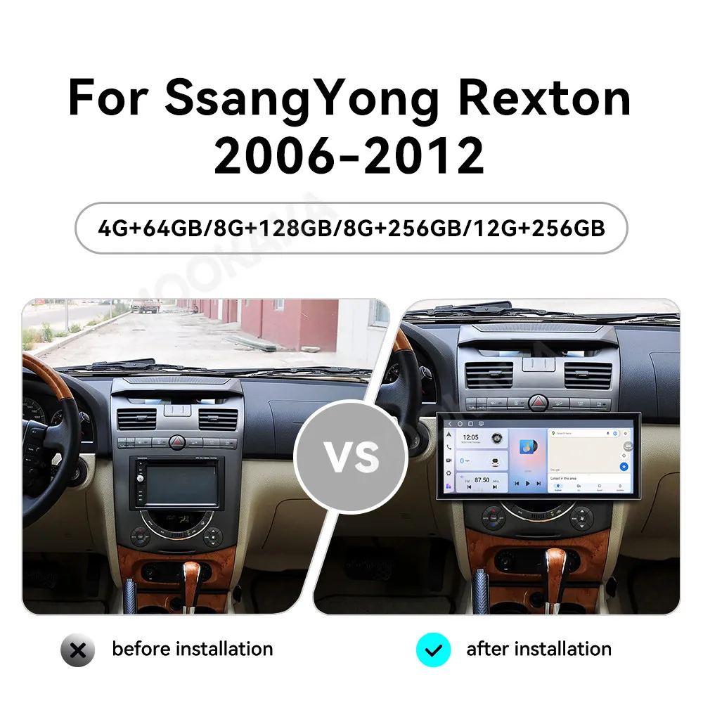 15.8 IN Android 15 Radio For SsangYong Tivoli 2015~2019 GPS Multimedia Carplay Player Navigation Car Stereo Receiver Head Unit