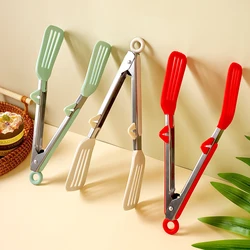 Food Tong Stainless Steel Kitchen Tongs Silicone Nylon Non-Slip Cooking Clip Clamp BBQ Salad Tools Grill Kitchen Accessories