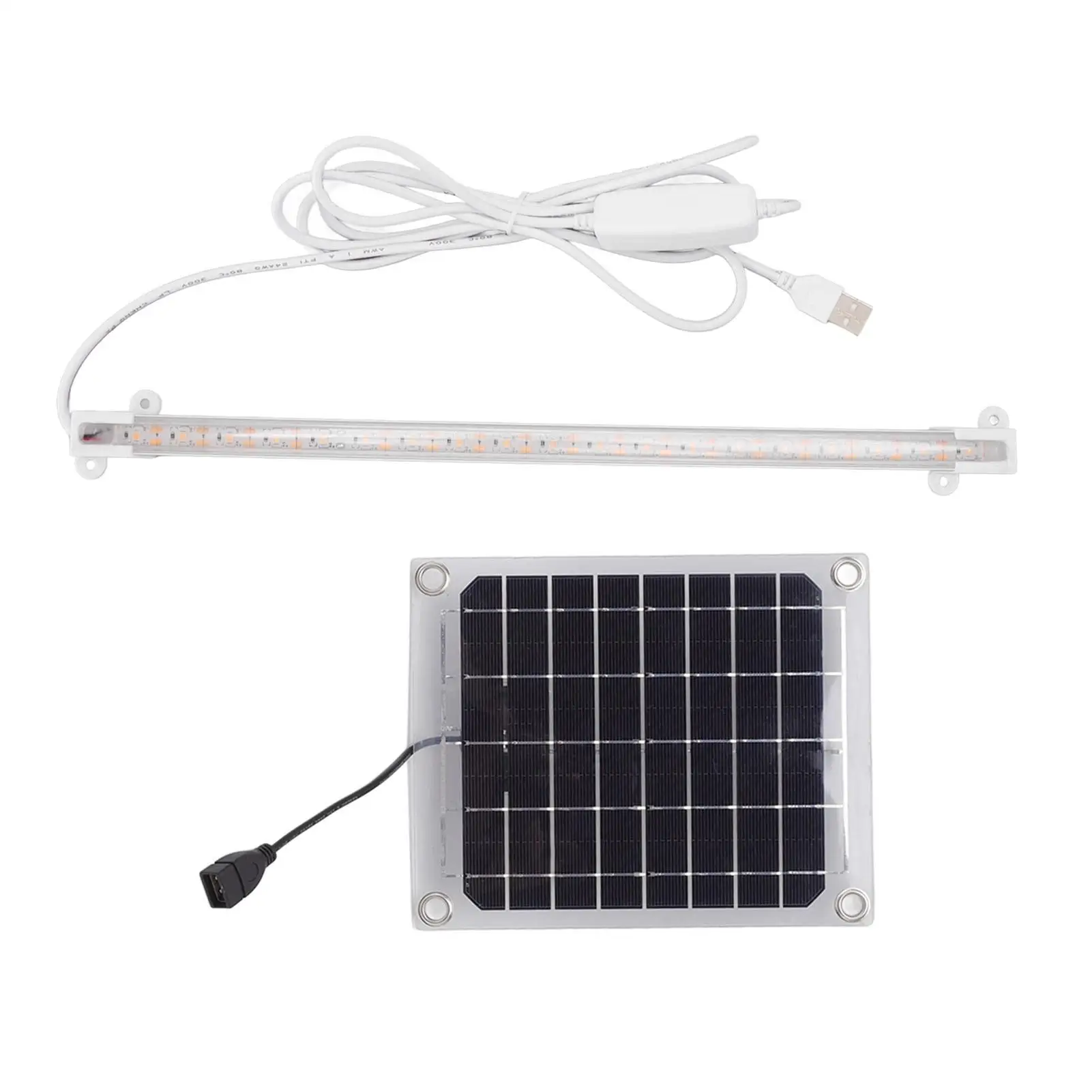 

Plant Grow Light Strip Solar Powered Boost Blooming Vegetable Growth for balcony Use