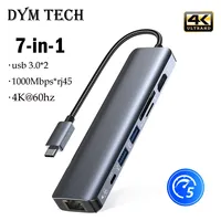 USB Ethernet Adapter 1000/100Mbps USB3.0 HUB RJ45 Lan for Laptop PC Xiaomi Mi Box Macbook Windows USB-C HUB Network Card