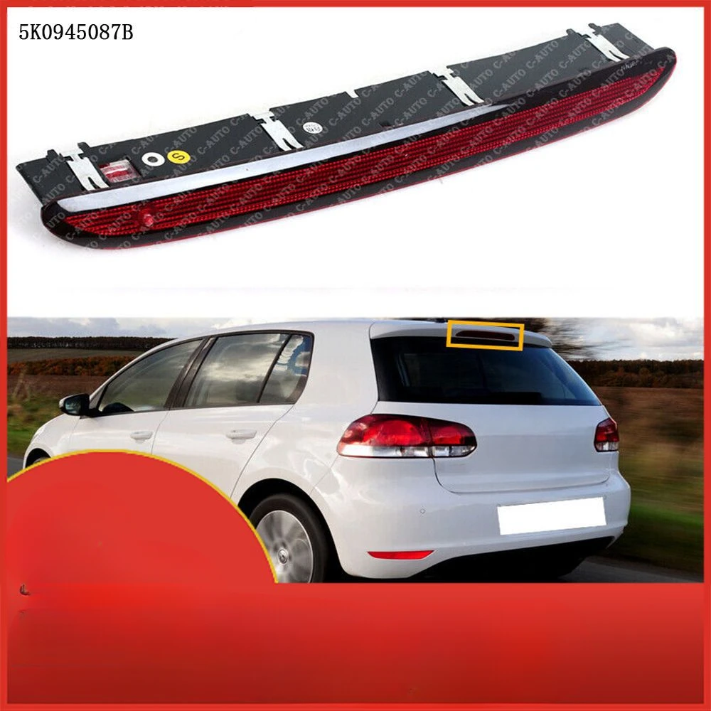 

For Volkswagen Golf 6 7 Mk6 Polo hatchback 6R 2011-2017 LED rear third brake light