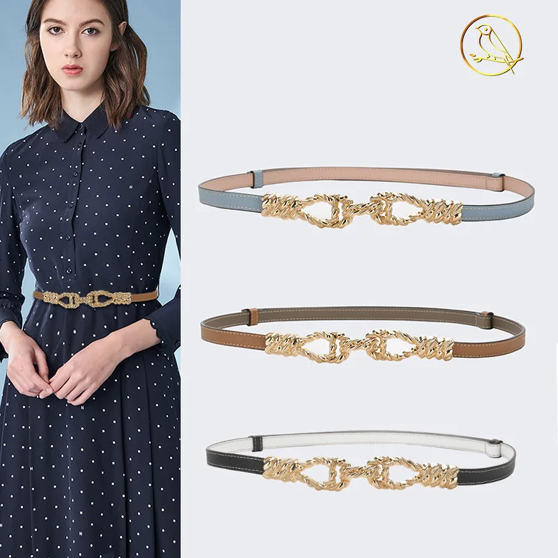 

Adjustable Plastic Waist Belt Women's Summer Matching Dress Versatile Waist Skirt Thin Belt Decorative Leather Black Accessories