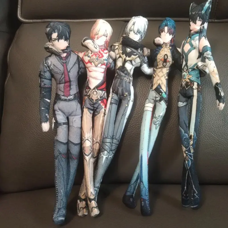 

Honkai:Star Rail, милые поворотные забавные куклы, брелок, хлопковая мягкая коллекция игрушек, украшения, декор для стола, стоячий знак, подарки для фанатов