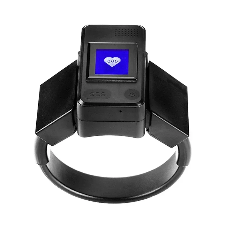 Tamperproof Bracelet GPS Tracker with Body Temperature heart Rate Monitoring Measurement GPS Tracker For Prisoner IP68 1900mAh