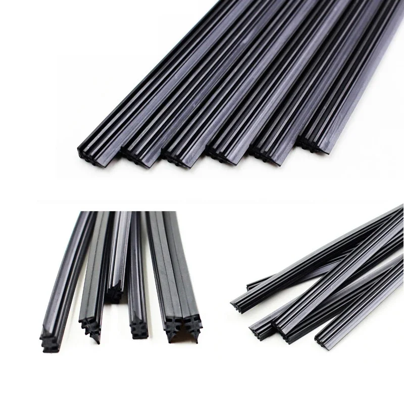 2Pcs/lot Universal Auto Vehicle Insert Soft Rubber Strip Refill for Frameless Wiper Blades 6mm 26 24