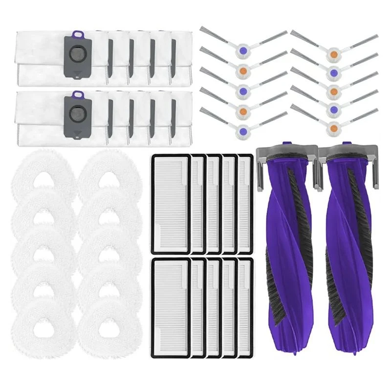 TAIGH-For Narwal Freo Z Ultra / YJCC017 Robot Vacuum Cleaner Main Side Brush Hepa Filter Mop Pad Cloth Dust Bag Accessories