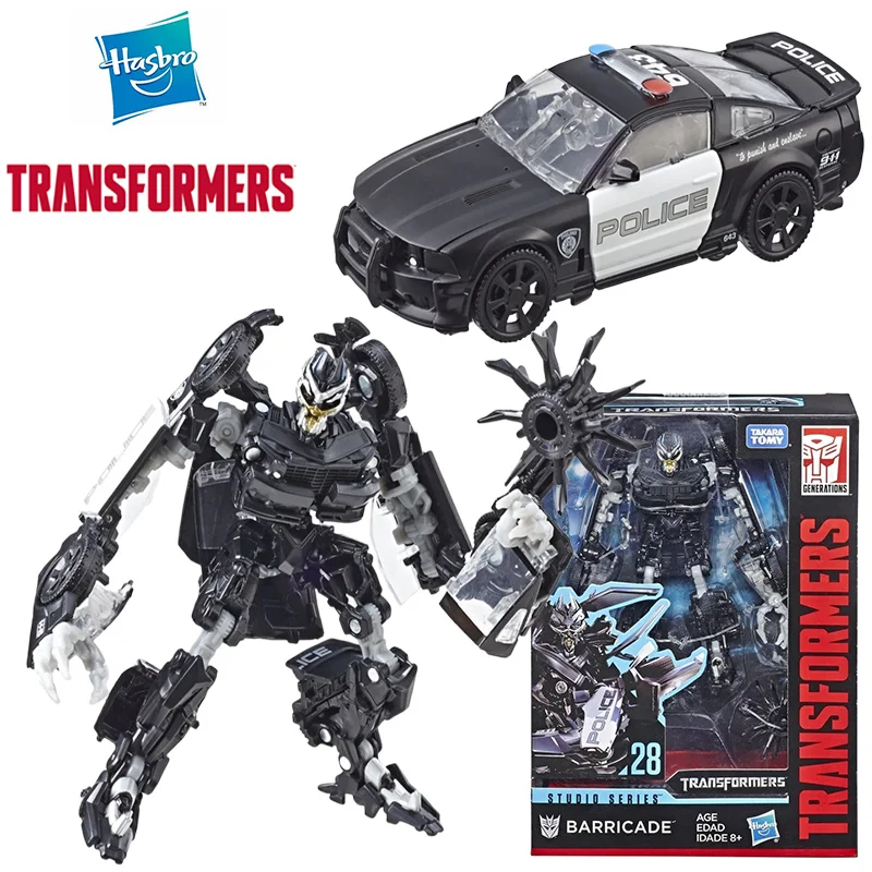 

Habsro Transformers Studio Series SS28 Barricade 12 см, оригинальная фигурка класса люкс, модель игрушки, подарок на день рождения, коллекция