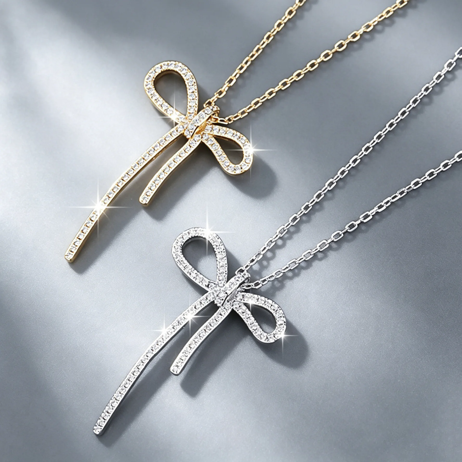 Moissanite Necklace Butterfly Pandent GRA Certified Dainty s925 Sterling Silver 18k Classic Necklaces for Women