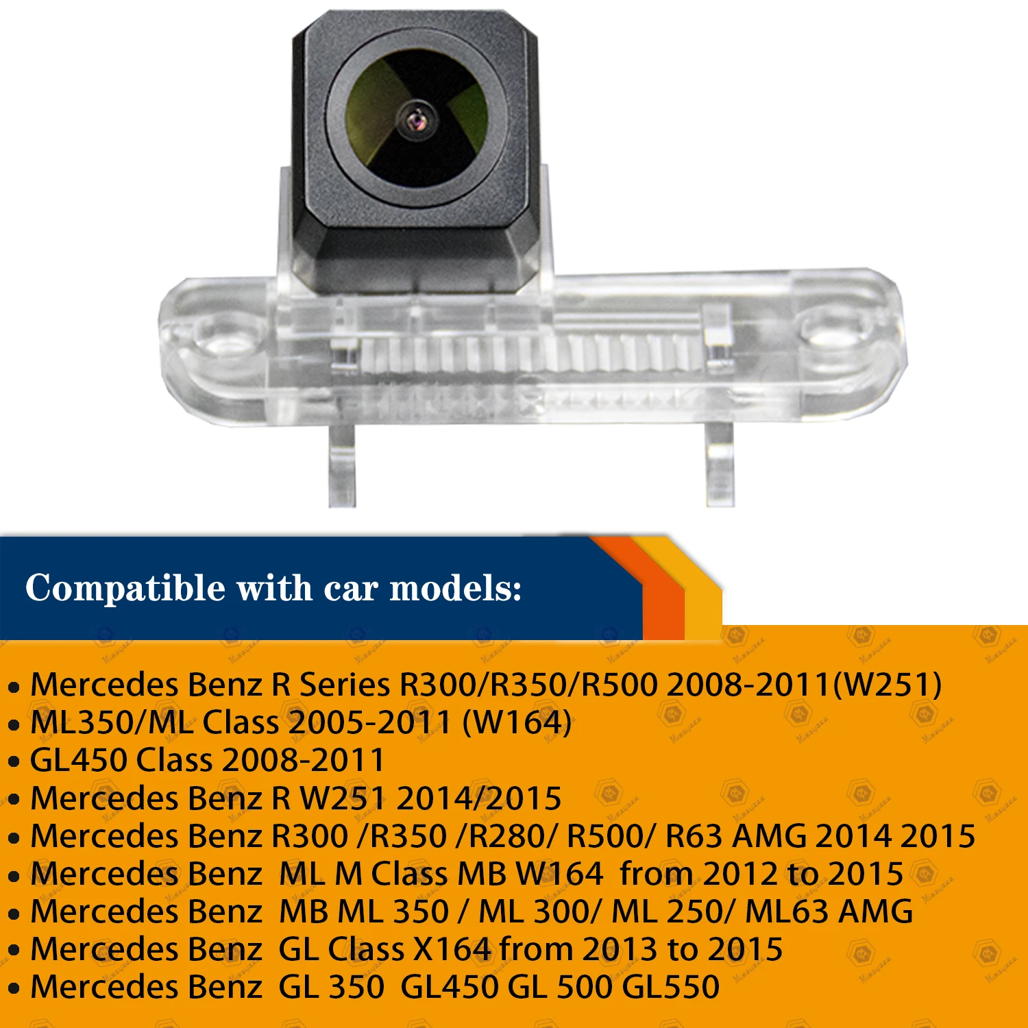 HD 1280x720p Night Vision Rear View Camera for Mercedes Benz ML350 W220 R CLS W211 W219 GLS 300 W164 ML450 ML350 ML300 ML250 MB