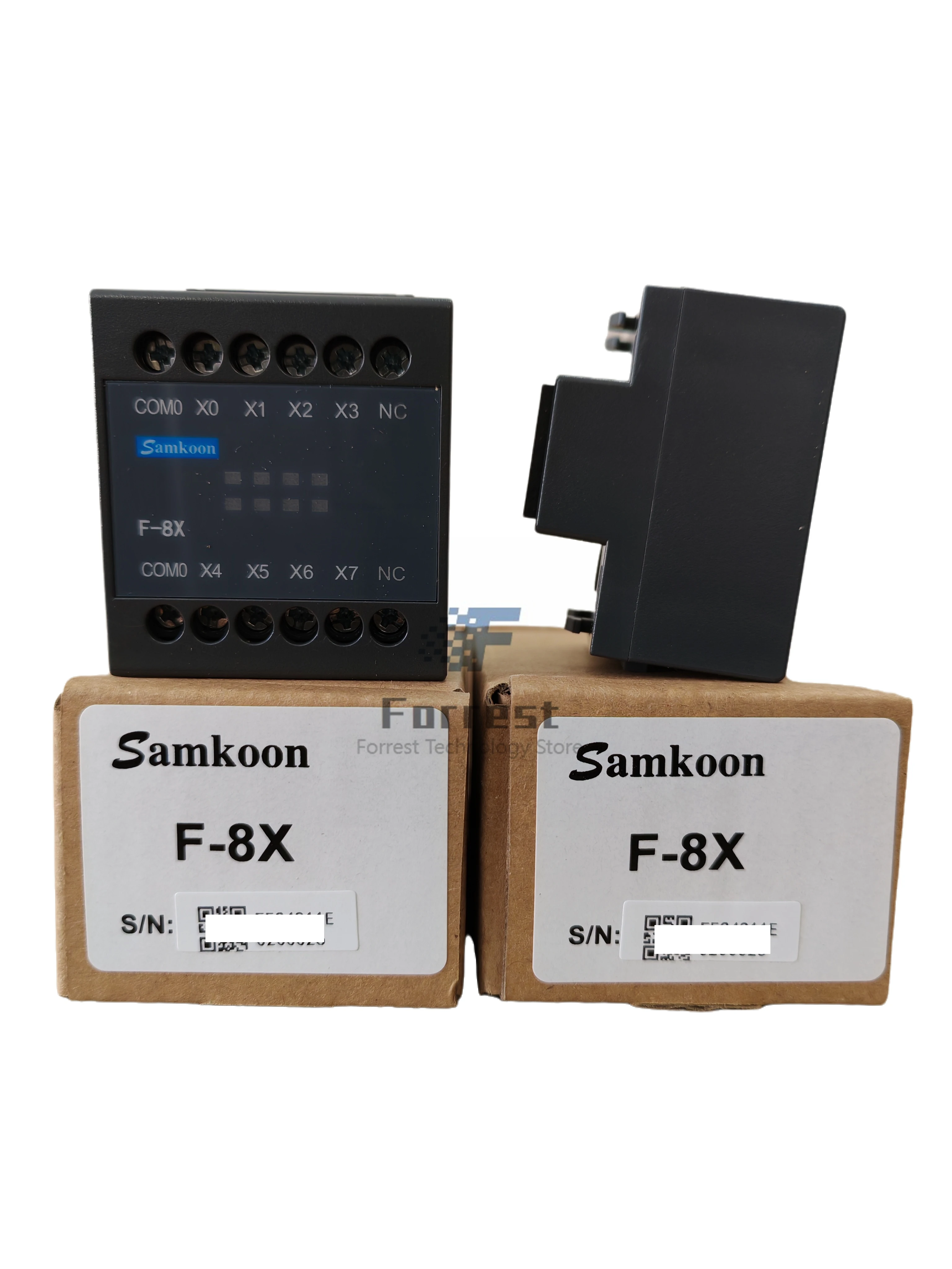 Samkoon F Series Plugin Extension F-8X F-8T F-4X4T F-4TC F-4PT F-4AI F-2AI1AO F-2AO F-4R Mini PLC Digital Modulecontrol Unit