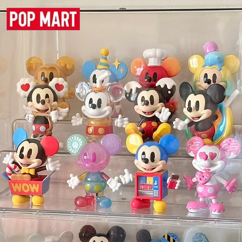 POP MART Disney Mickey Childhood of Boundless Imagination Series Genuine Blind Box Toys Mystery Box Doll Guess Bag Cute Gifts