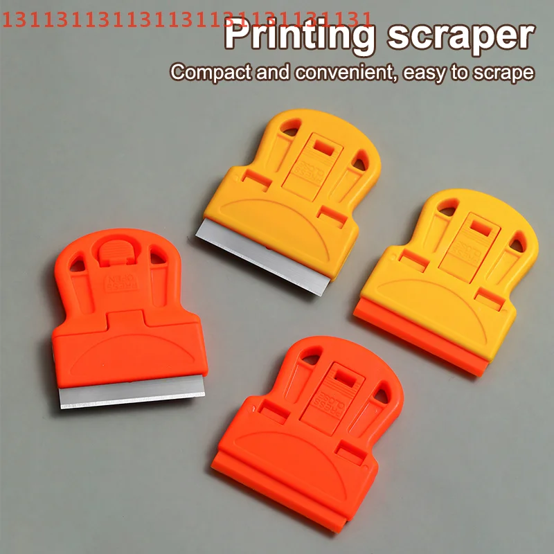 Grattoir d'estampage pour Nail Art, spatule multifonctionnelle pour nettoyage et enlever la colle, outil de modèle d'impression d'ongles