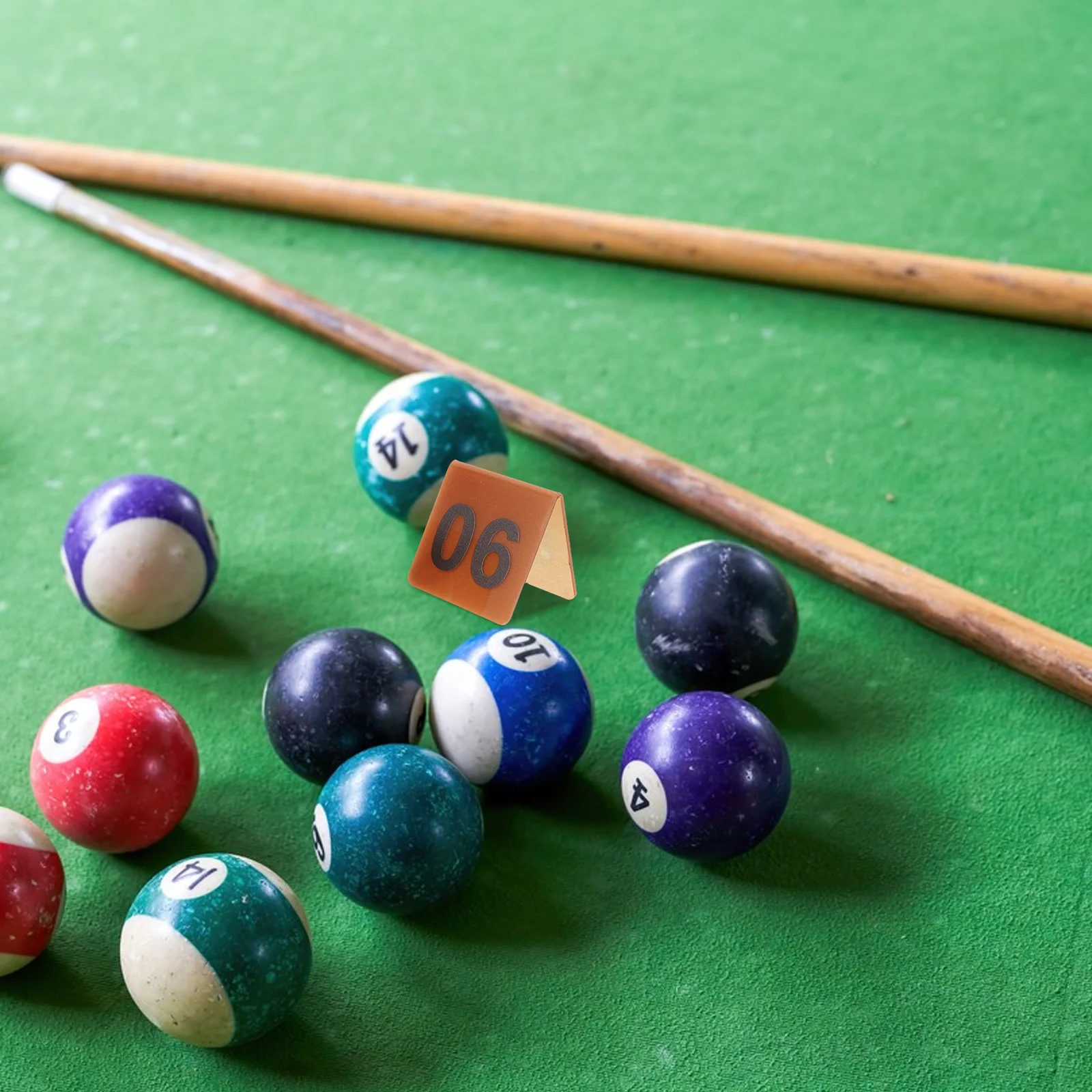 

10pcs Number Cards Double-Sided Acrylic Table Tent Numbers 1-10 Reusable Evidence Markers For Restaurant Cafe Party Game Scene