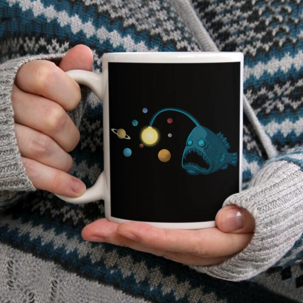 

Space TrapCoffee Mug Tea Cup 11oz Coffee Cup Funny Birthday Ceramic Mug Personalized Cup