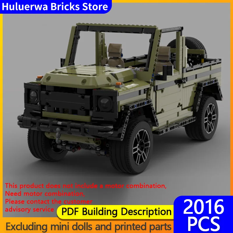 

Speed Racing Car Model MOC Building Bricks G (Puch G) Off-Road Vehicle Modular Technology Gifts Holiday Assemble Children Toys