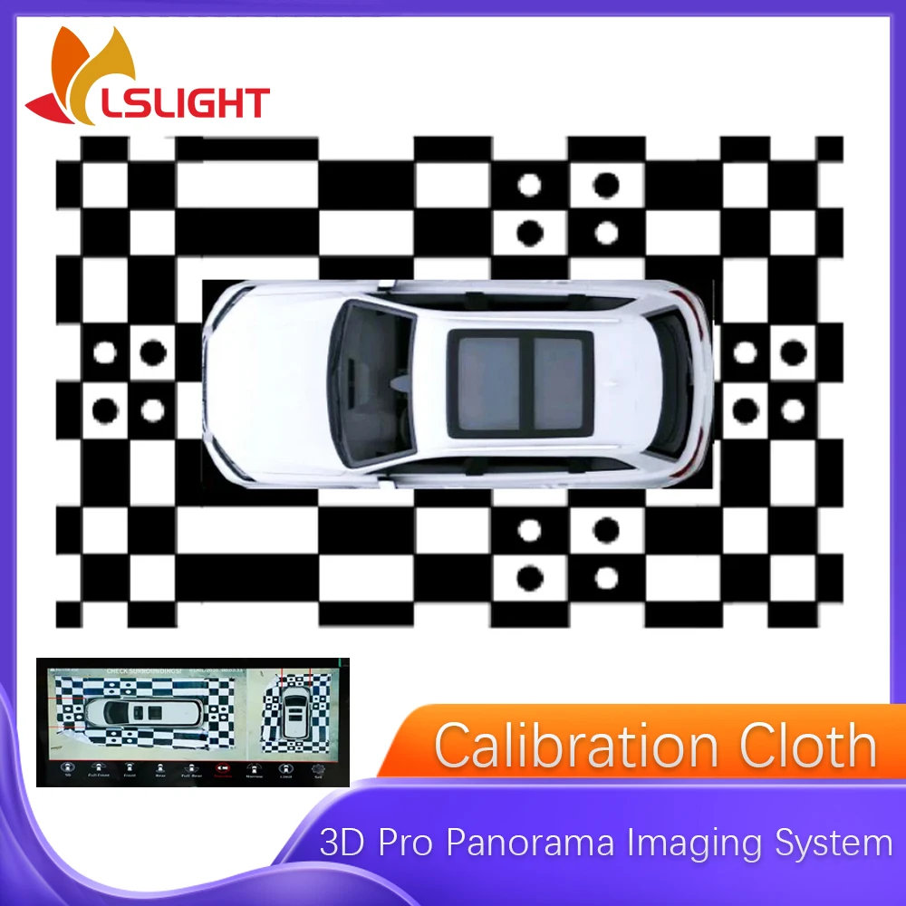 Car Multi-angle Camera 360 Degree Calibration Cloth Full-automatical 3D Pro Panorama Imaging System Car Electronic Accessories