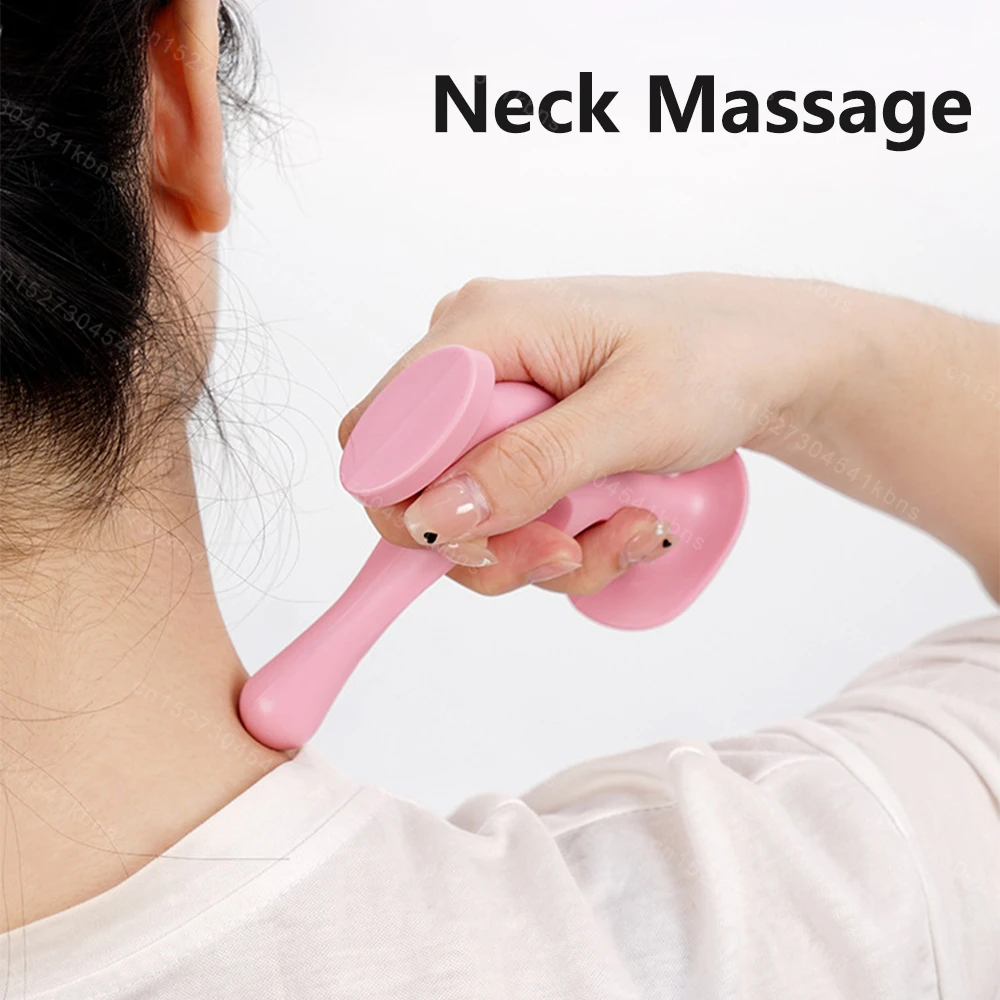 T-shaped Massager Thumb Finger Pressure Press Trigger Point Manual Physiotherapy Tools Full Body Deep Tissue Relax Pain Relief