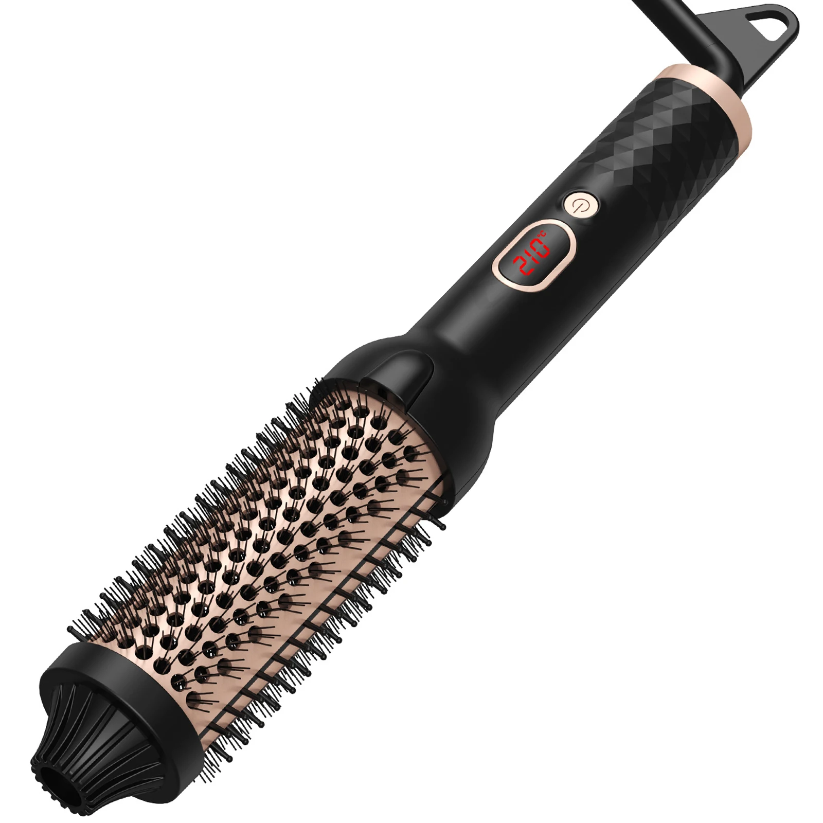 Peine de rodillo para alisar y rizar multifuncional 3 en 1, peine portátil para uso doméstico, calor rápido 30S 120 ° C~ 210 ° C Tempera
