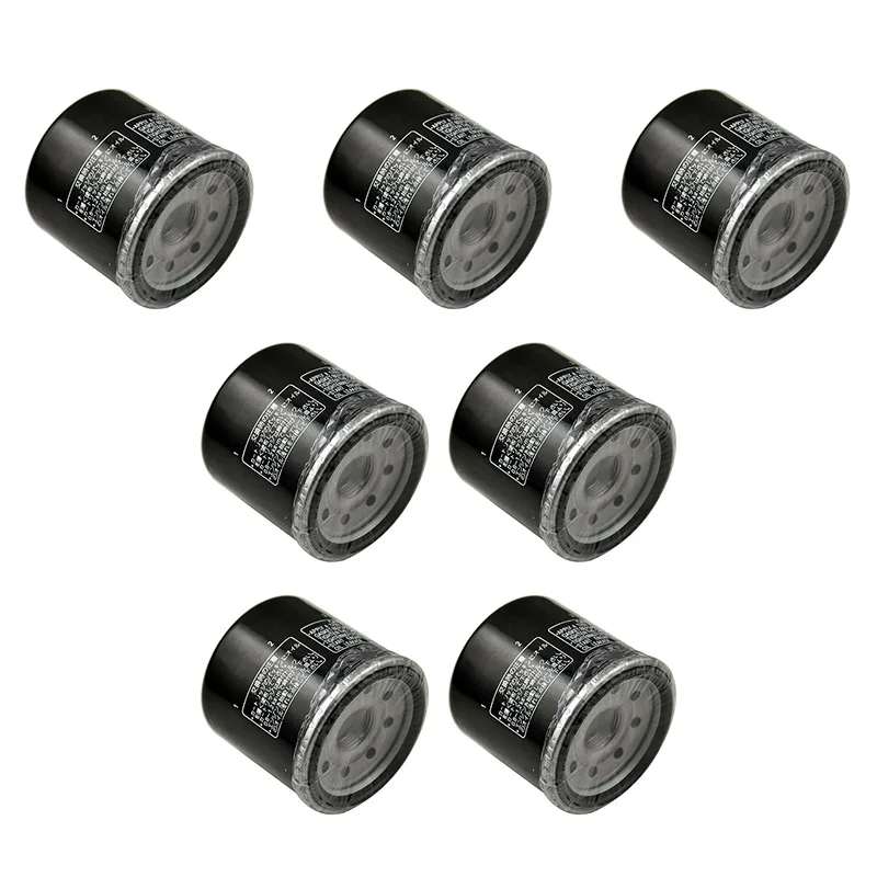 

OZOEMPT 7PCS Motorcycle Oil Filter Apply to VT750 CS ShadowRC50C/RS ShadowRC58 10-23 S-B,C,DRC58 11-13 XL750 P Transalp 23