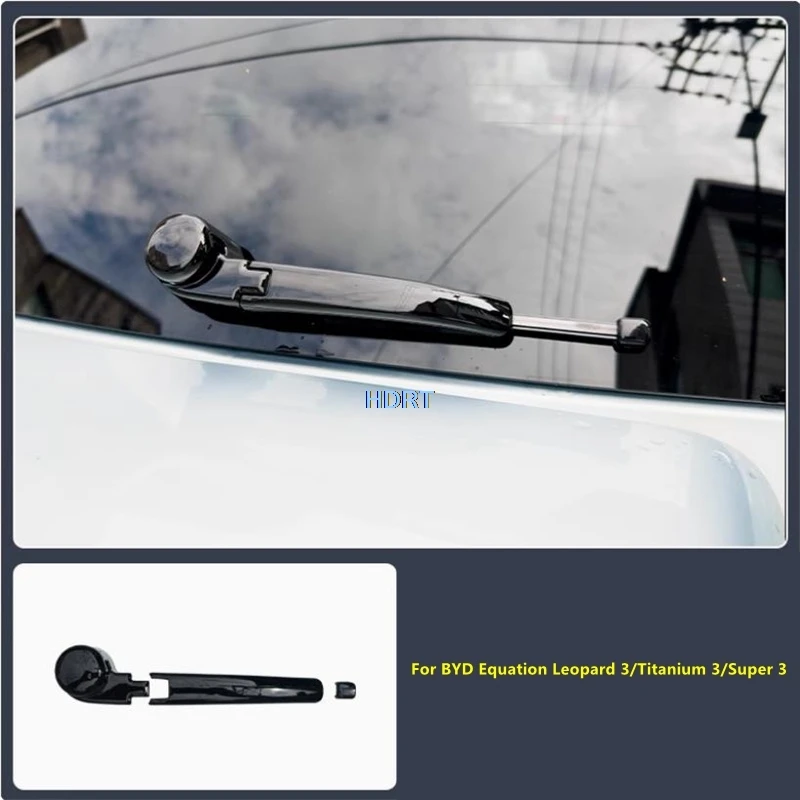 NEW For BYD Equation Leopard 3/Titanium 3/Super 3 2025 + Rear Trunk Window Windshield Rain Wiper Trim Styling Accessories Auto P