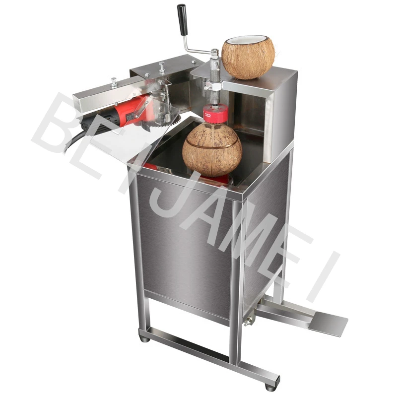 Коммерческая открывающая машина для кокосового ореха, автоматическая машина для кокосового ореха, машина для резки кокосового ореха, машина для укупорки кокоса