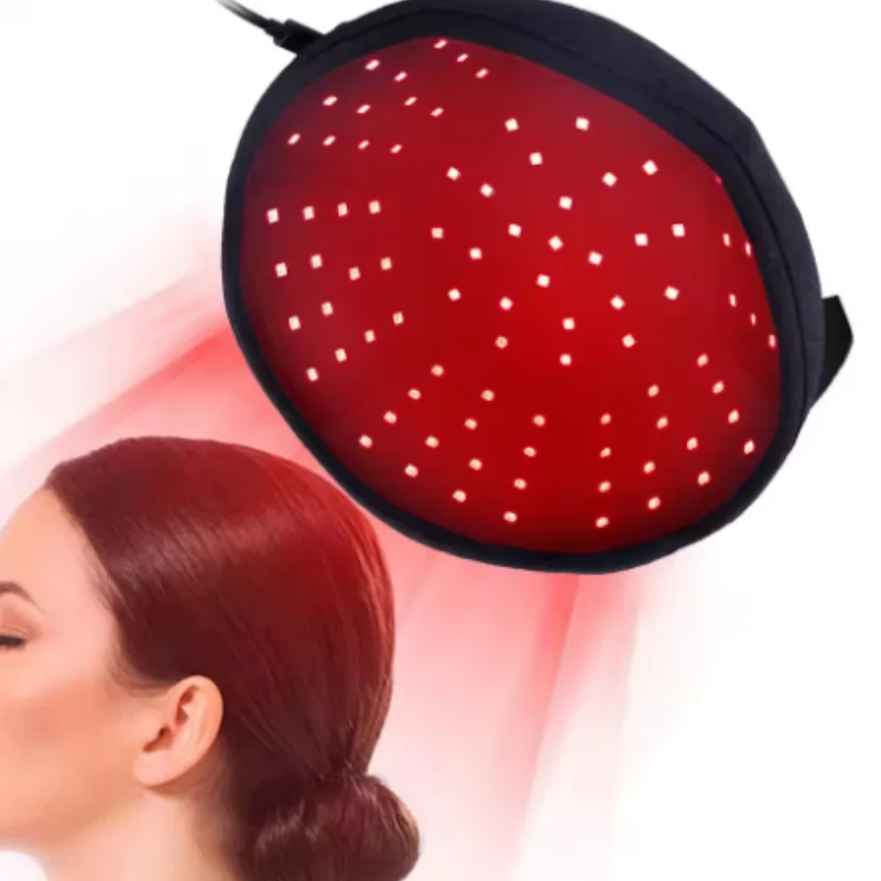 New Infrared 56/100 LED Beads Red Light Therapy Hair Growth Cap For Hair Regrowth Anti Hair Loss Relax Scalp Anti-inflammatory