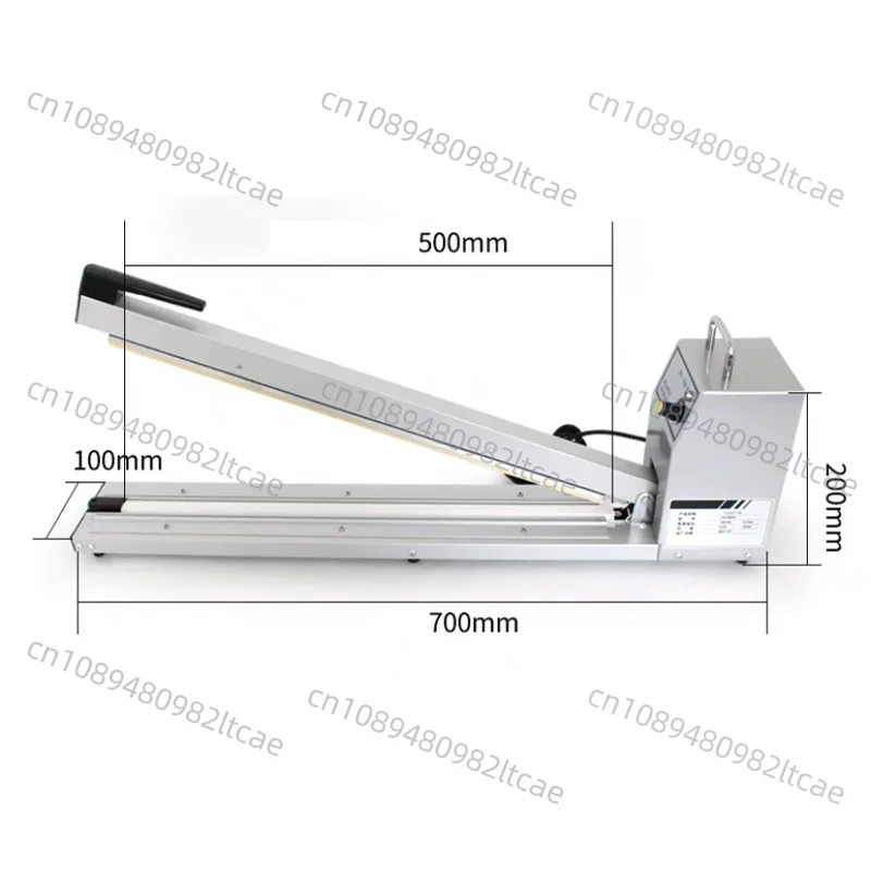 Impulse Sealer Plastic Film Foil Bags Impulse Sealing Machine Size 500mm 600mm