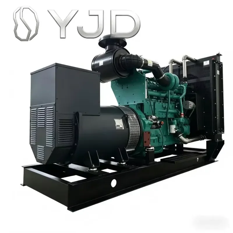 YJD Factory 600kW Yuchai Open Type Diesel Generator Set Auto Start 50/60Hz Phase with ATS Automatic Transfer Switch
