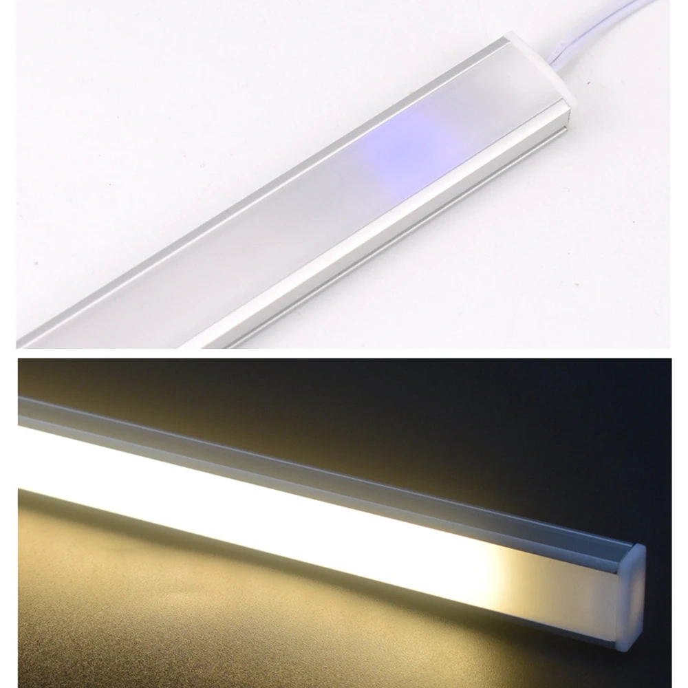 30CM 40CM 50CM Under Cabinet LED Light Bar 12V Touch Dimmer Switch Hand Scan PIR Motion Sensor Dimmable Kitchen Night Lamp