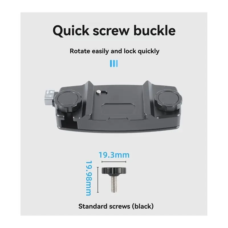 ABFN-For DSLR For Arca Swiss Sony Nikon Quick Release Plate With Camera Clip Mount Backpack Strap Kit For Outdoor Photography
