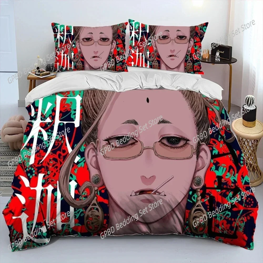 

3D Anime,Record of Ragnarok,Cartoon Bedding Set Bedroom Soft Modern Bedspreads Comefortable Duvet Cover Quilt Cover Pillowcase