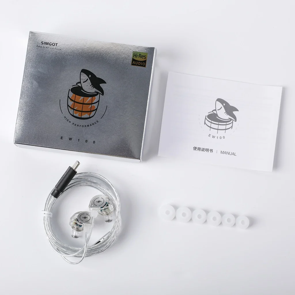 Simgot ew100 dsp 10mm dynamischer Treiber mit zwei Kavitäten und lcp Membran Crystal Fidelity Sound Kopfhörer für audiophile Musiker