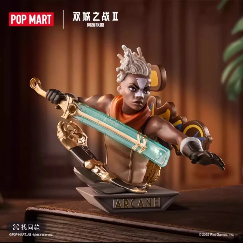 Authentique POP MART × League of Legends : Série Arcane – Boîte Mystère – Collaboration Ludique – Esthétique Narrative – Ornement Créatif