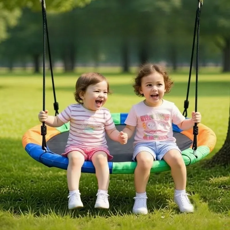 Inner Outdoor Kindergarten Outdoor Outdoor Outing Network Disc Swing