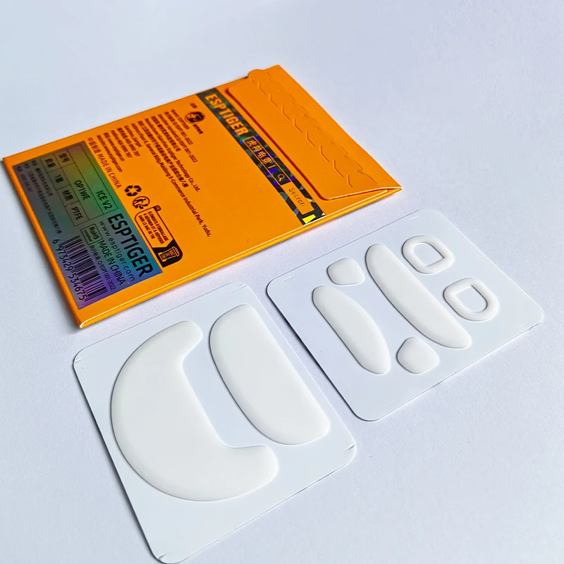 1 Pack Esports Tiger ICE V2 Mouse Skates Mouse Feet for ENDGAME GEAR OP1WE White Glides Curve Edge