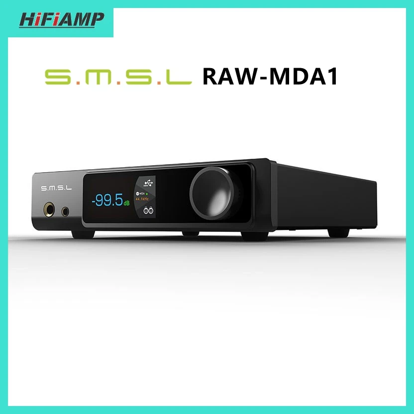 

SMSL RAW-MDA1 ES9039Q2Mx2 Аудиодекодер Bluetooth 5.1 для XMOS MQA DAC, усилитель для наушников OPA1612Ax6