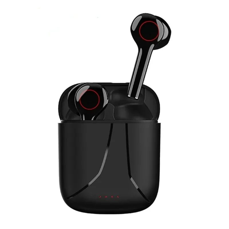 

Wireless Bluetooth Headphones Smart Touch Headphones with Mic Charger Box for iPhone Android Smartphones