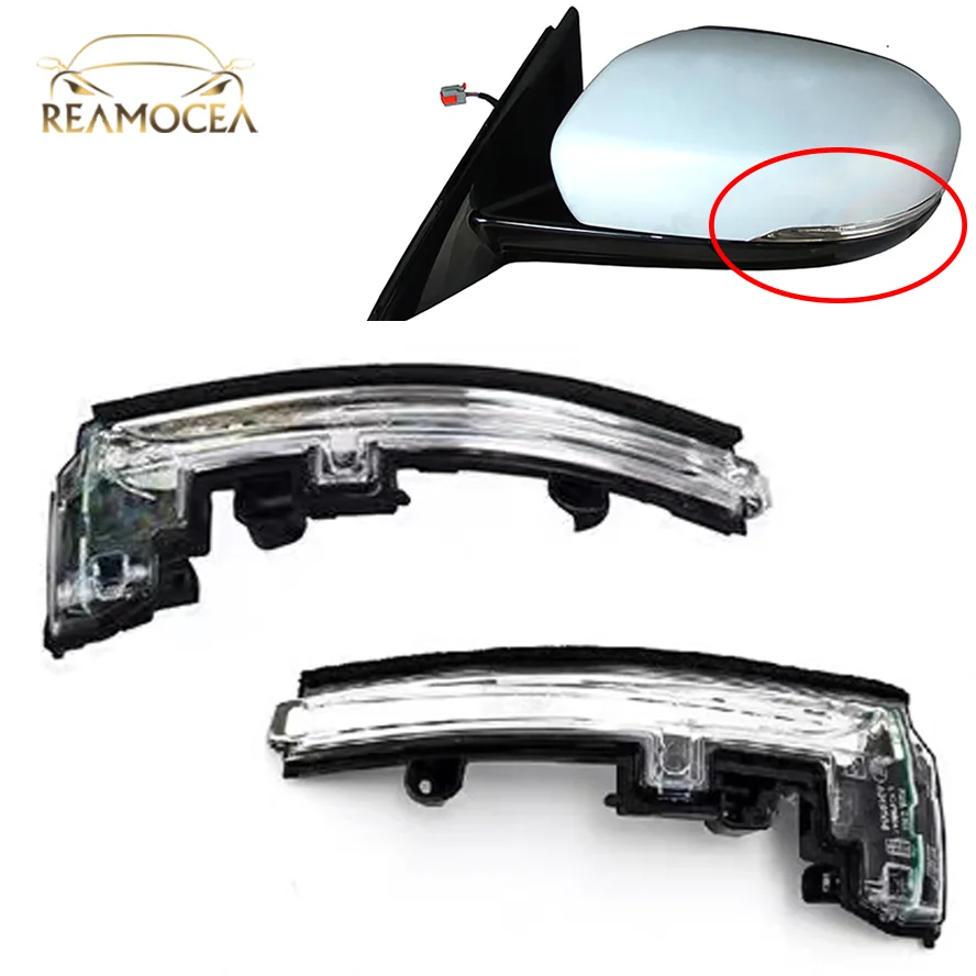 Reamocea 1Pc Door Mirror Light Modified Part Replacement Turn Signal Lamp For Land Rover Range Rover Sport/Evoque/Discovery 4/5