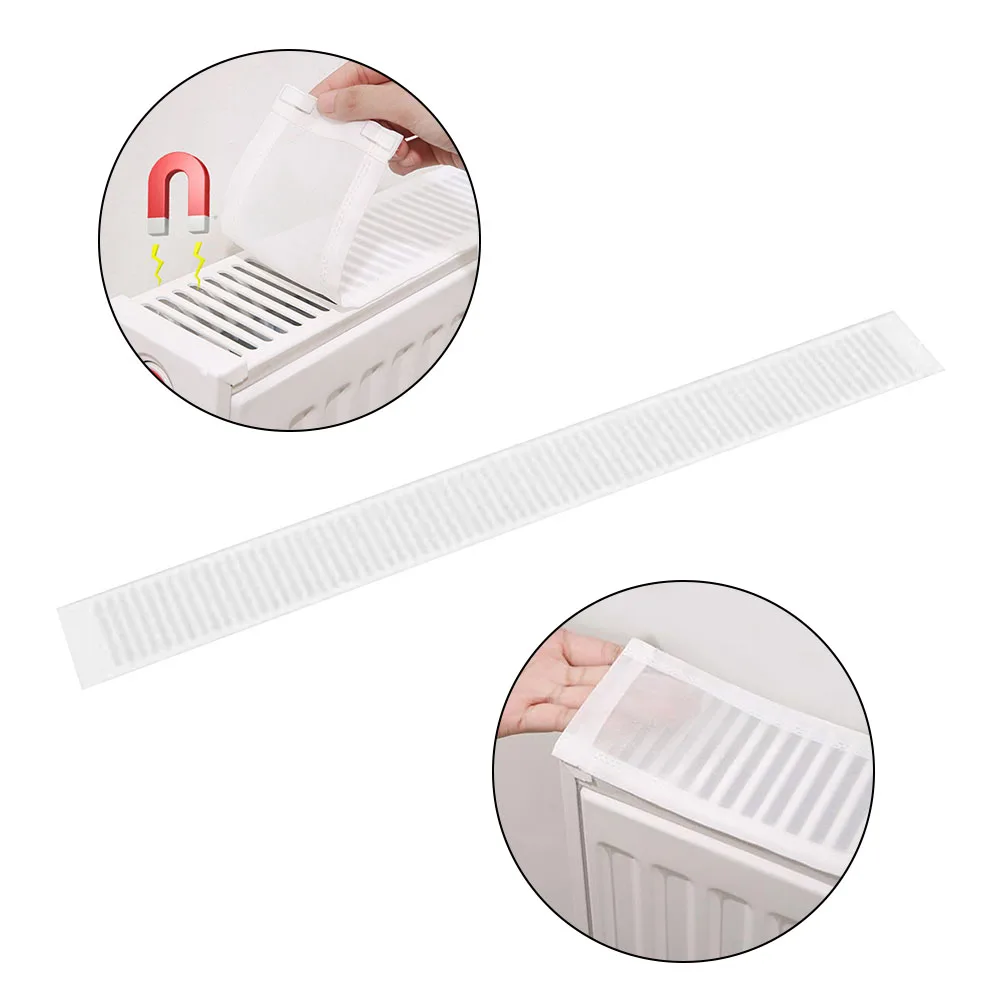 Radiator Dust Cover Scratch Resistant Fabric Radiator Cover Magnetic Fixation 80/120/140/180/200/220cm *10cm