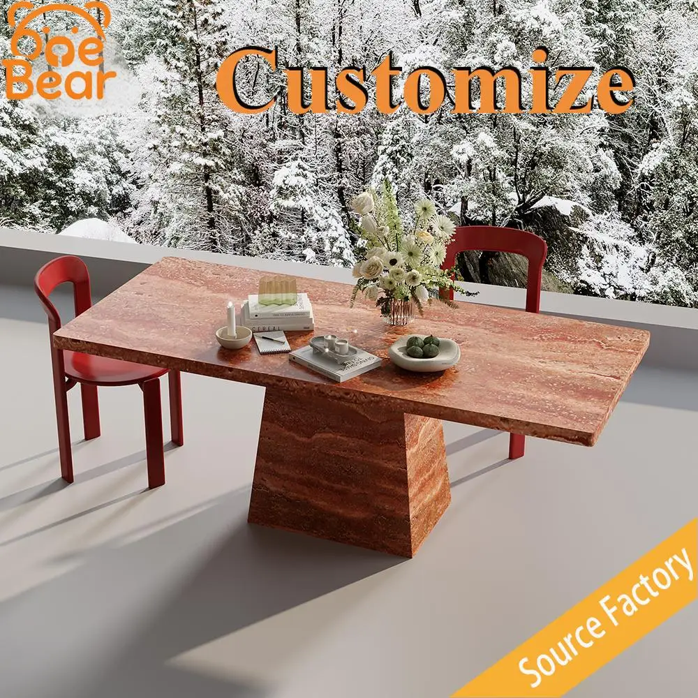 Creative Marble Dining Table, Unique Design Stable Dining Room Table for Commercial & Home Use