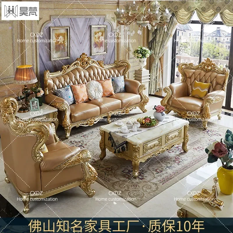 European and American style living room luxury furniture villa high-end high-end atmosphere classical 2022 new European-style