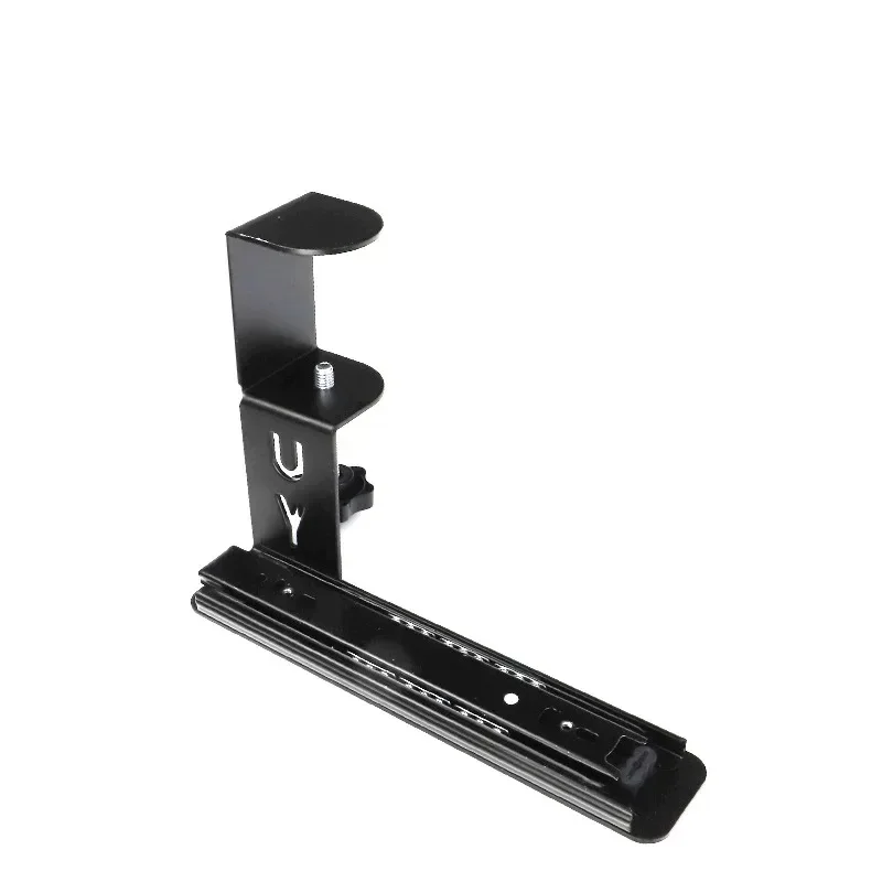 Imagem -05 - Bandeja de Teclado Grande Preta sob a Mesa Puxe com Braçadeira Extra Resistente Sistema de Montagem Plataforma Deslizante Gaveta do Computador para o tipo