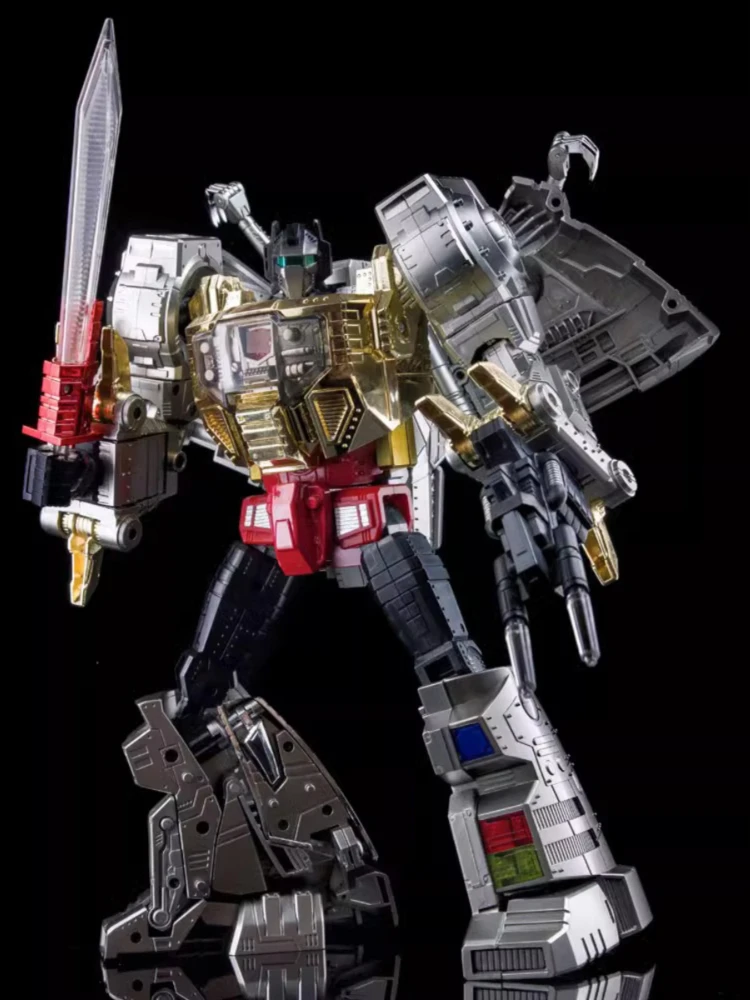 

Transformation Toy Mp08 Grimlock Mp-08 Metal Color Enlarged Ko Version Action Figure Toy Collection Model Toys Christmas Gifts