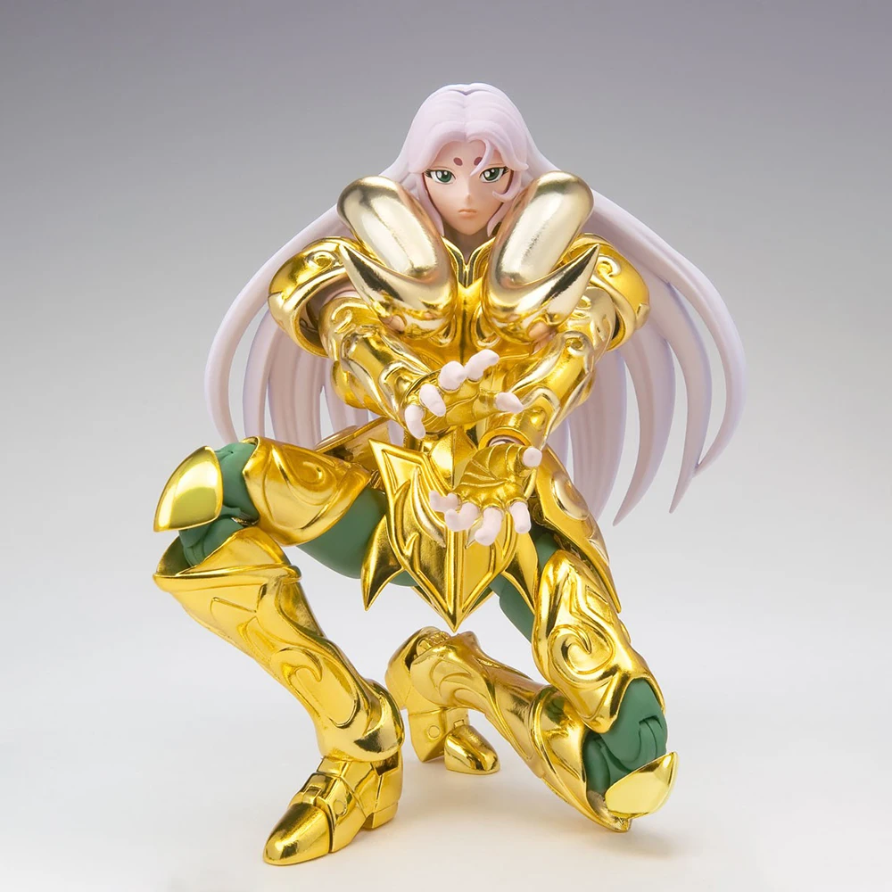 

In Stock Original Bandai Spirits Myth Cloth EX Saint Seiya Aries Mu Kiki Anime Figure Action Figure Model Decoration Garage Kit
