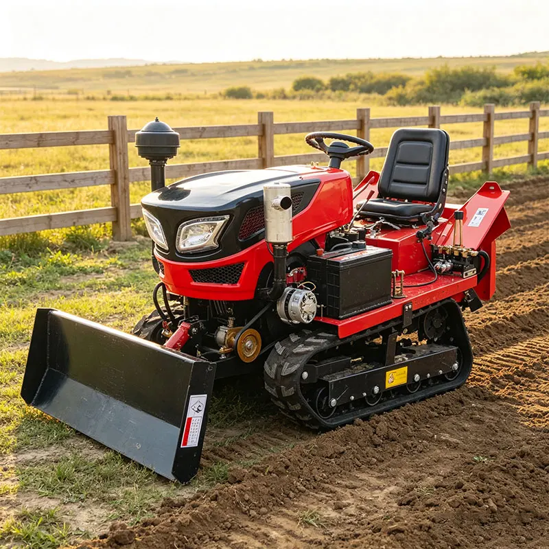 Customized 35HP Diesel Crawler Plow Tiller Dry Land Subsoiling Harrow Level Ridge Furrow Mulch Seeding Drip CE