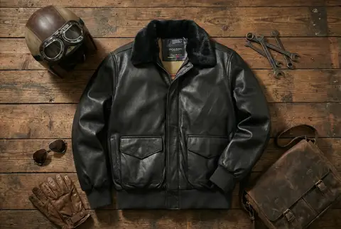 Retro Oversized US Air Force Shearling Jacket Streetwear for Men and Women Clothing Motorcycle Style Fur Collar Coat Fashion